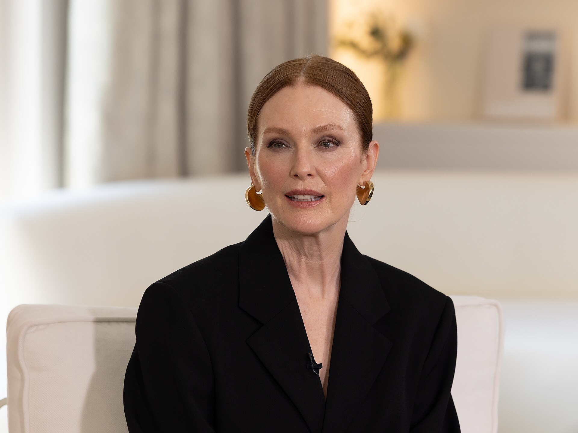 Julianne Moore recebe prêmio e apresenta 'The Debut' em Roma — Foto: Harald Krichel (CC BY-SA 4.0)