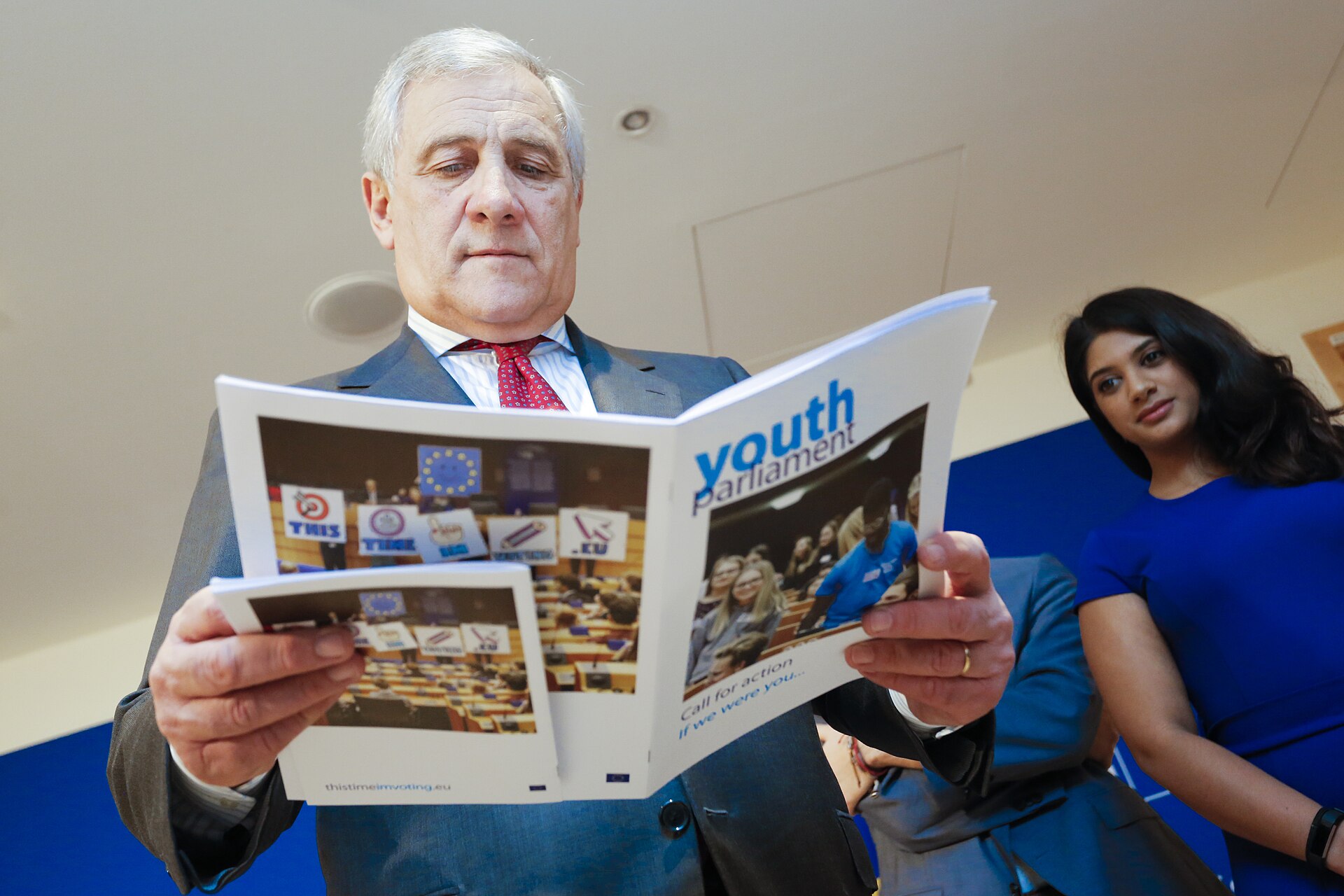 Tajani usa jornal O Globo para defender laços Itália-Brasil — Foto: © European Union 2018 - Source : EP (Attribution)