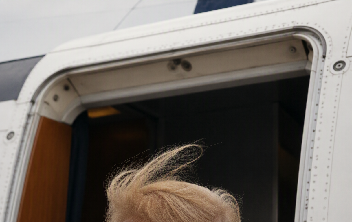 Trump muda o visual: cabelo aparece castanho em fotos — Foto: Ilustração