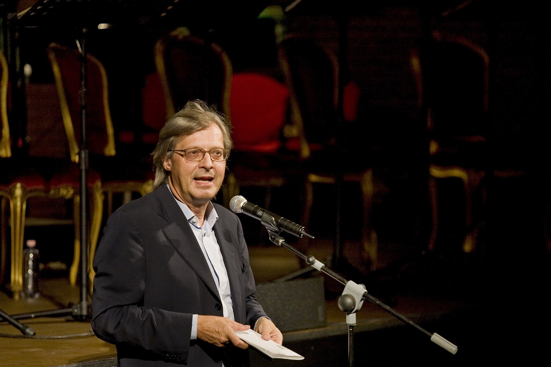 Vittorio Sgarbi internado no Gemelli de Roma, hospital confirma — Foto: MITO SettembreMusica (CC BY 2.0)